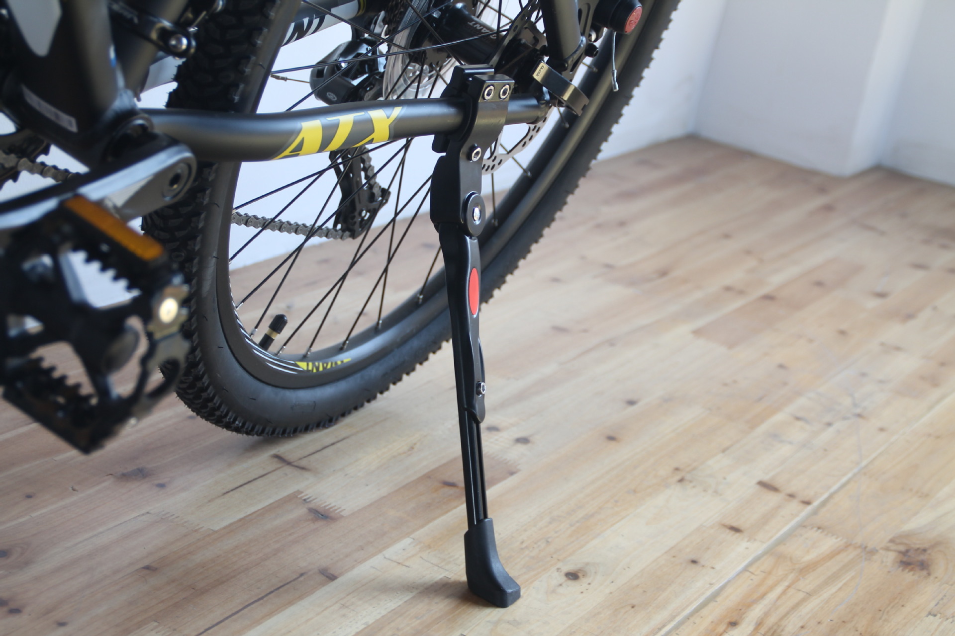 山地自行车支撑边撑 铝合金脚撑 后支架可调长短 骑行装备配件