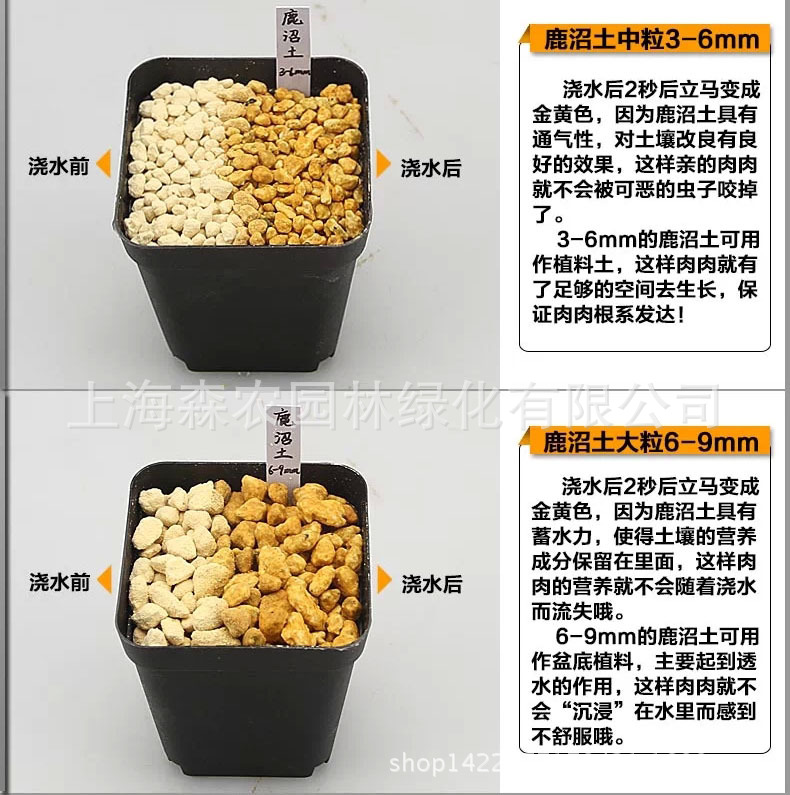 批发鹿沼土多肉土36mm小粒进口硬质多肉土6