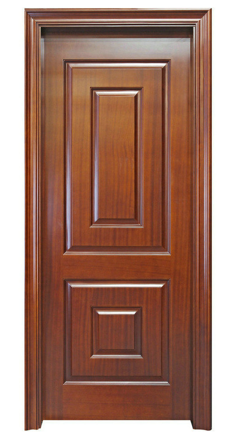 厂家销售 高档黑胡桃实木门 纯实木门 定制原木实木门批发