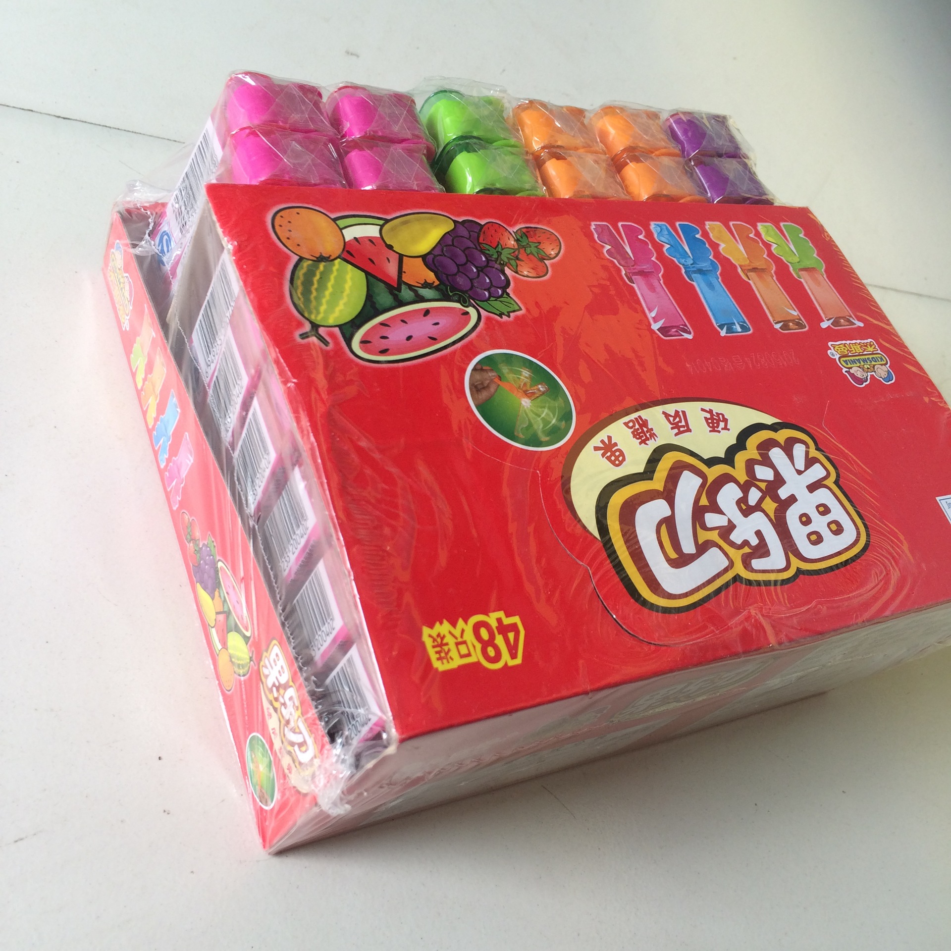 批发杰斯曼【果乐刀】儿童玩具糖果 硬质糖果48支 12g克