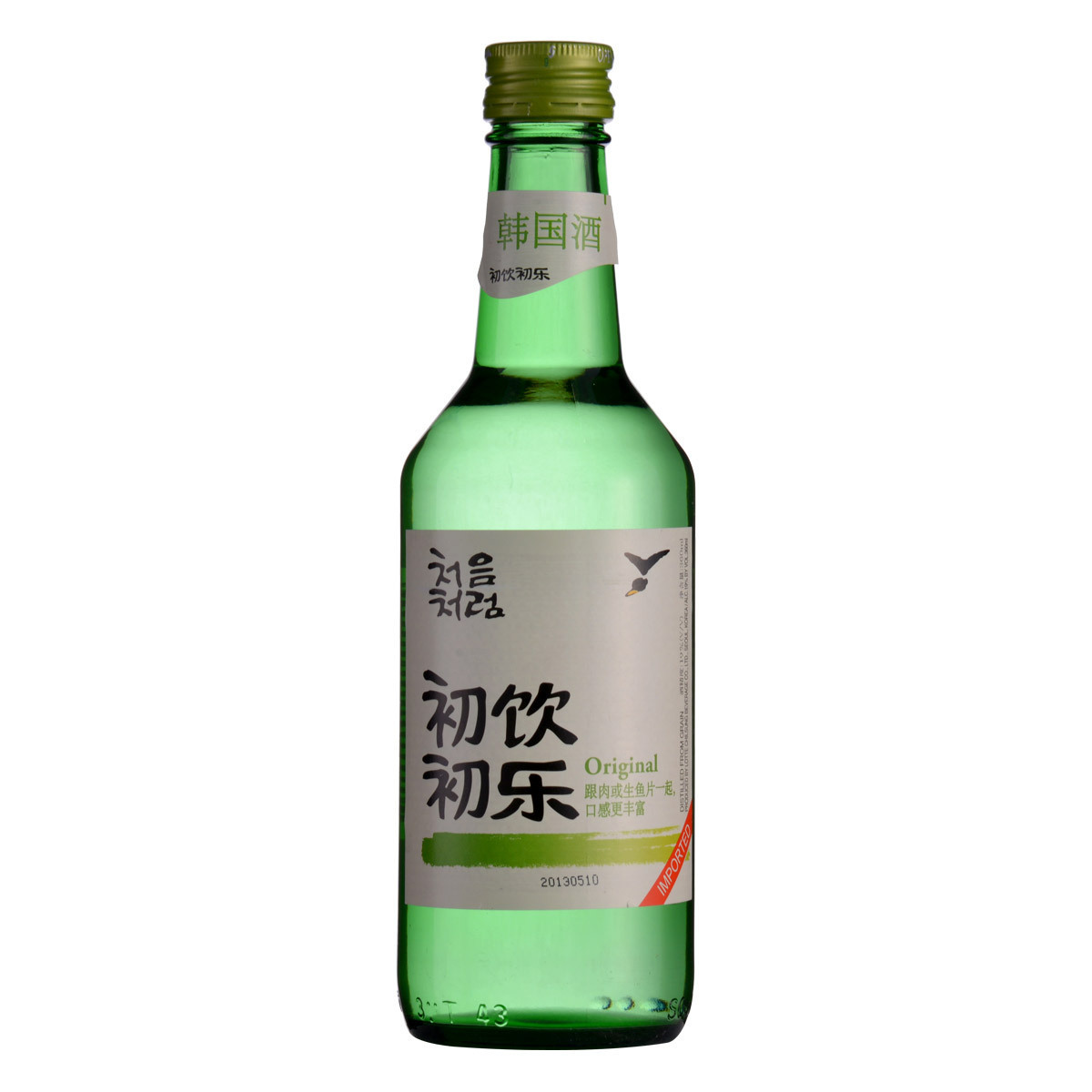 酒水批发韩国原装进口 乐天初饮初乐清酒 烧酒 360ml*20瓶