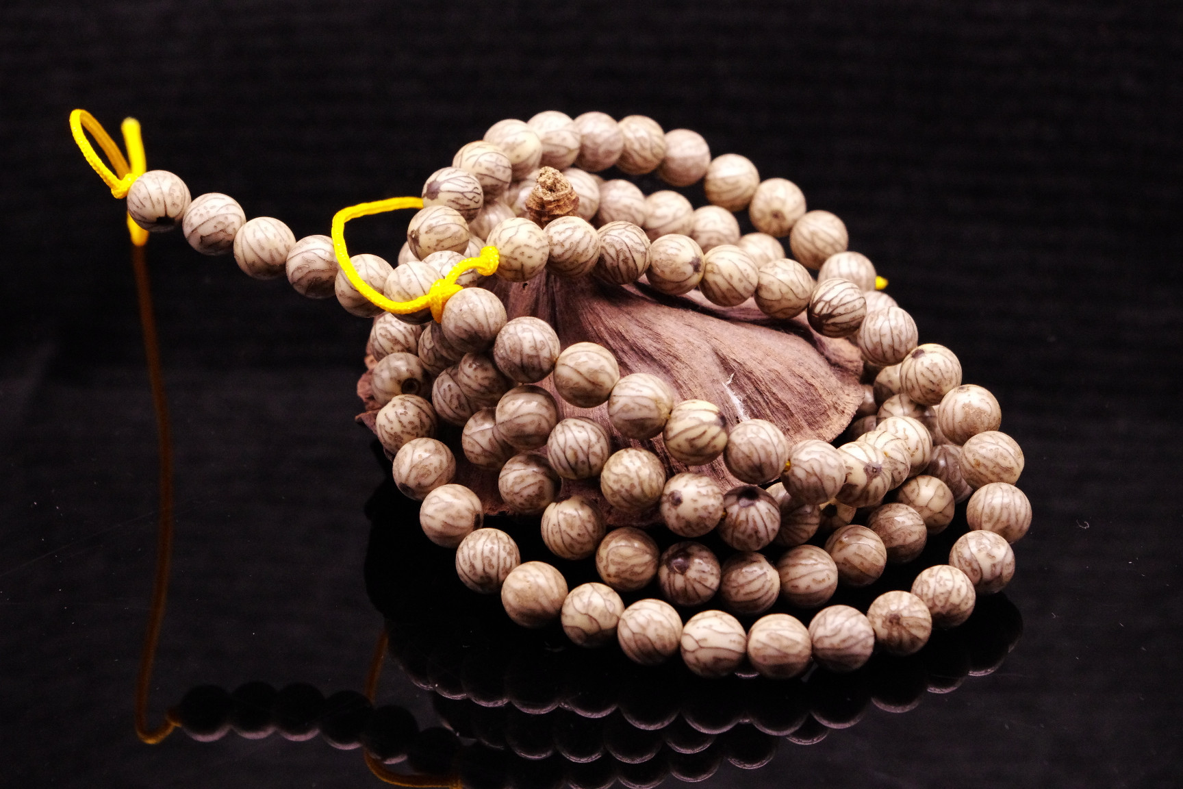 小银线菩提 108颗佛珠 diy款菩提子批发 念珠 手珠 手链