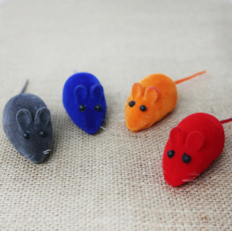 猫咪玩具老鼠 宠物发声玩具 逗猫互动 小猫咪玩具毛鼠