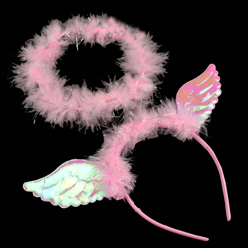 万圣节化妆舞会人物装扮儿童玩具头饰天使头箍发箍头饰天使头环