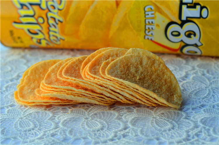 马来西亚 ligo薯片 160g 牛奶味