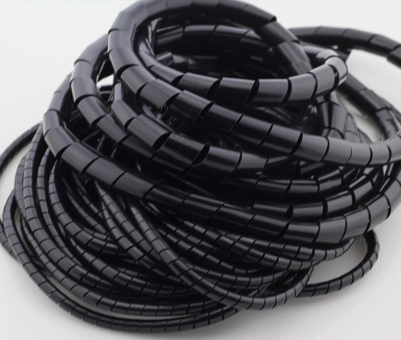 优质缠绕管 绕线管 卷式护线管 电线保护套8mm螺旋式电线护套包邮