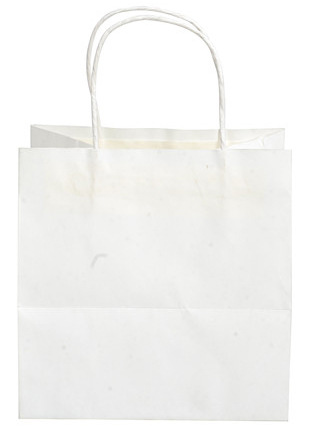 白色纸绳牛皮纸袋 通版可定做食品包装袋