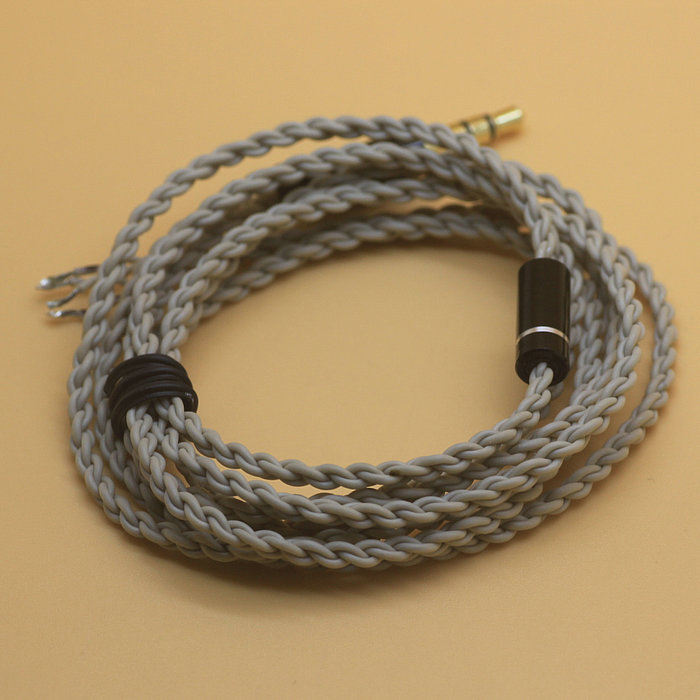 耳机线单晶铜耳机线镀银线diy耳机材料单元耳壳数据线耳机线