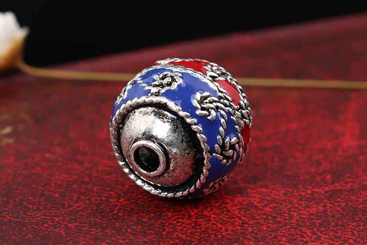 藏式风格散珠批发 diy手工饰品铜制品配件 金属配饰