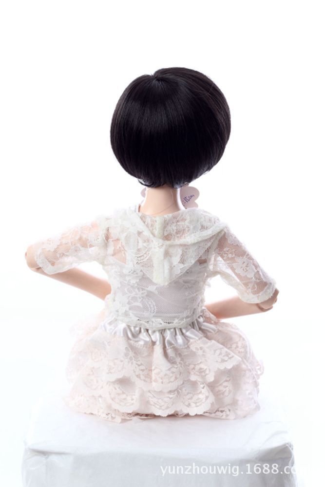 弹力网公仔假发 动漫假发厂直销批发玩具发可来图来样定做 aq-257