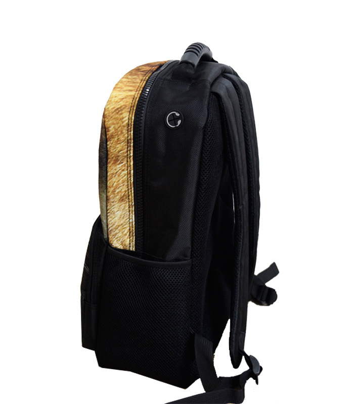 3d动物狐狸毛毡学生书包可爱儿童双肩背包韩版时尚休闲电脑包外贸