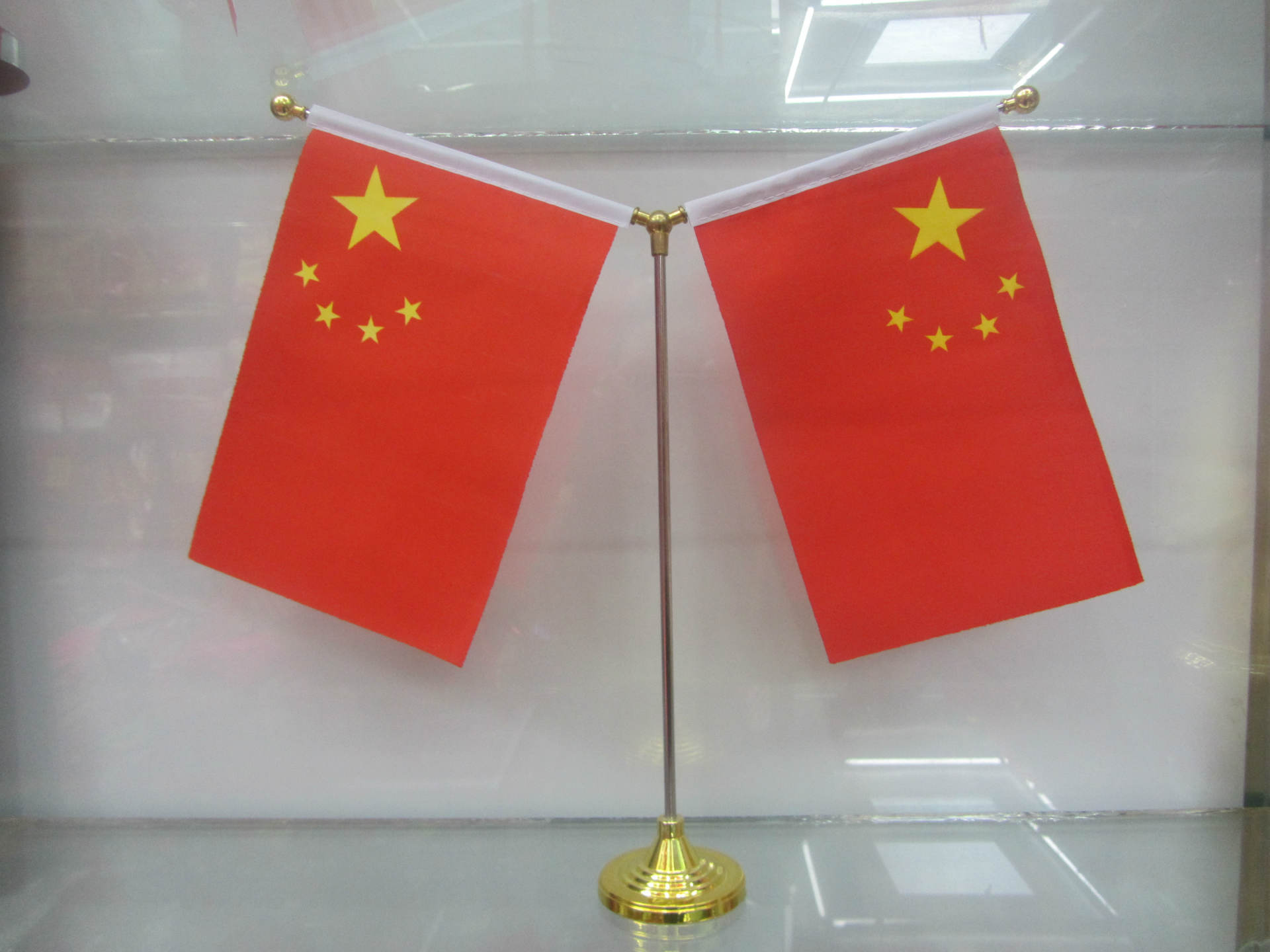 不锈钢办公桌旗大字牌桌摆台旗谈判桌面旗子摆件