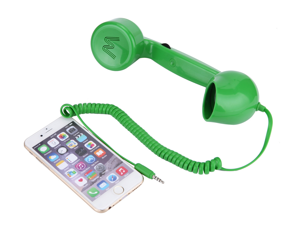 直批全通用型 手机话筒孕妇防辐射专用炫酷 电话复古听筒1件代发