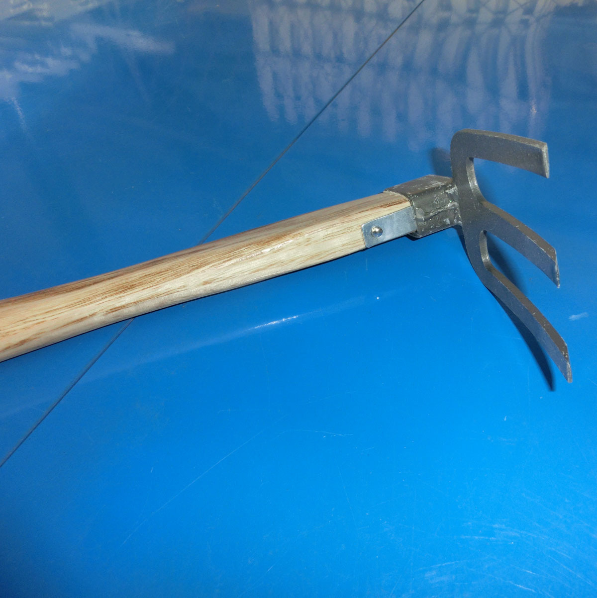 批发木柄铸铁l两用园林锄/锄头/小锄头