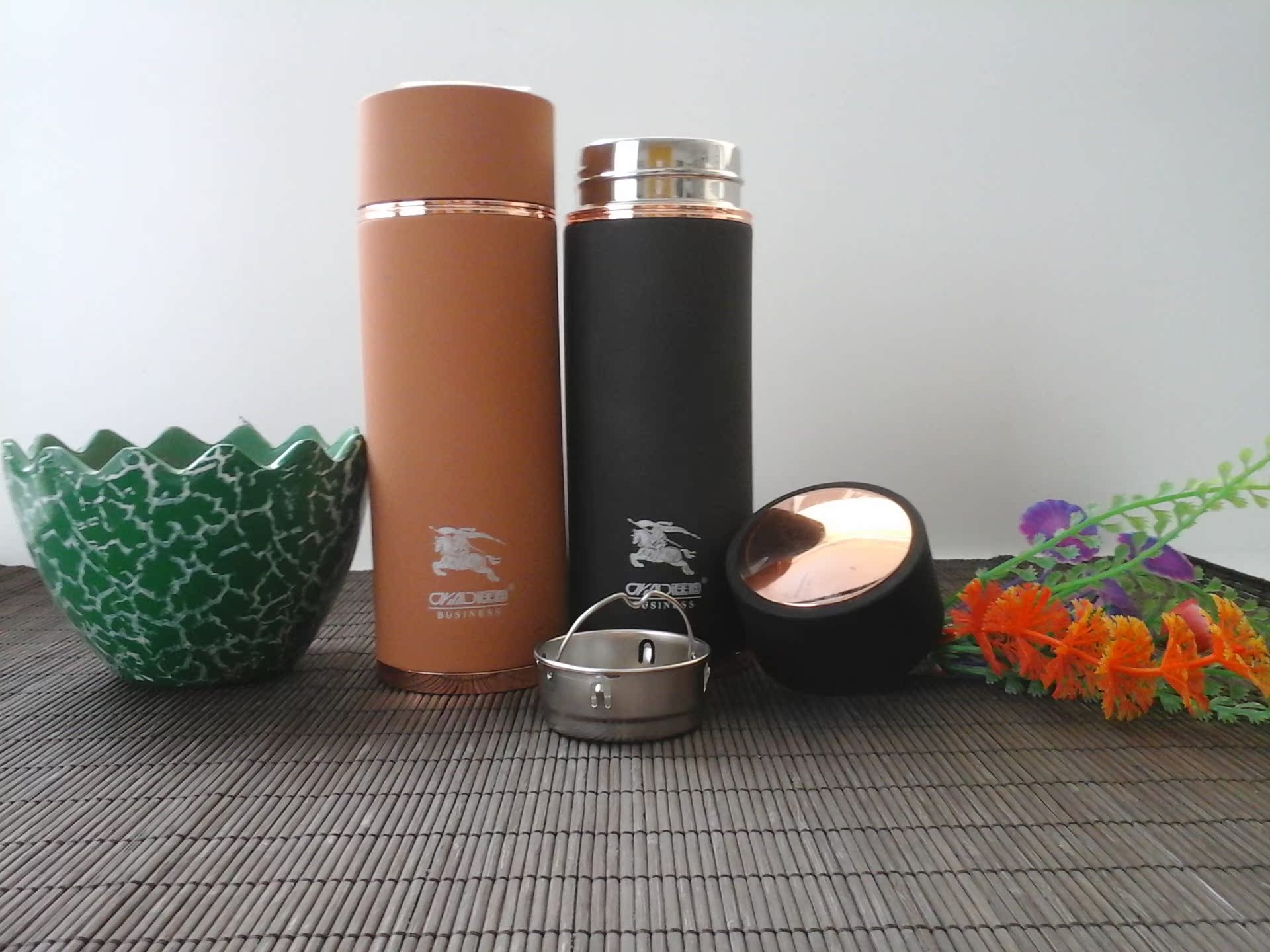 匡迪679号高真空商务保温杯橡胶漆高档礼盒装礼品杯批发定制logo