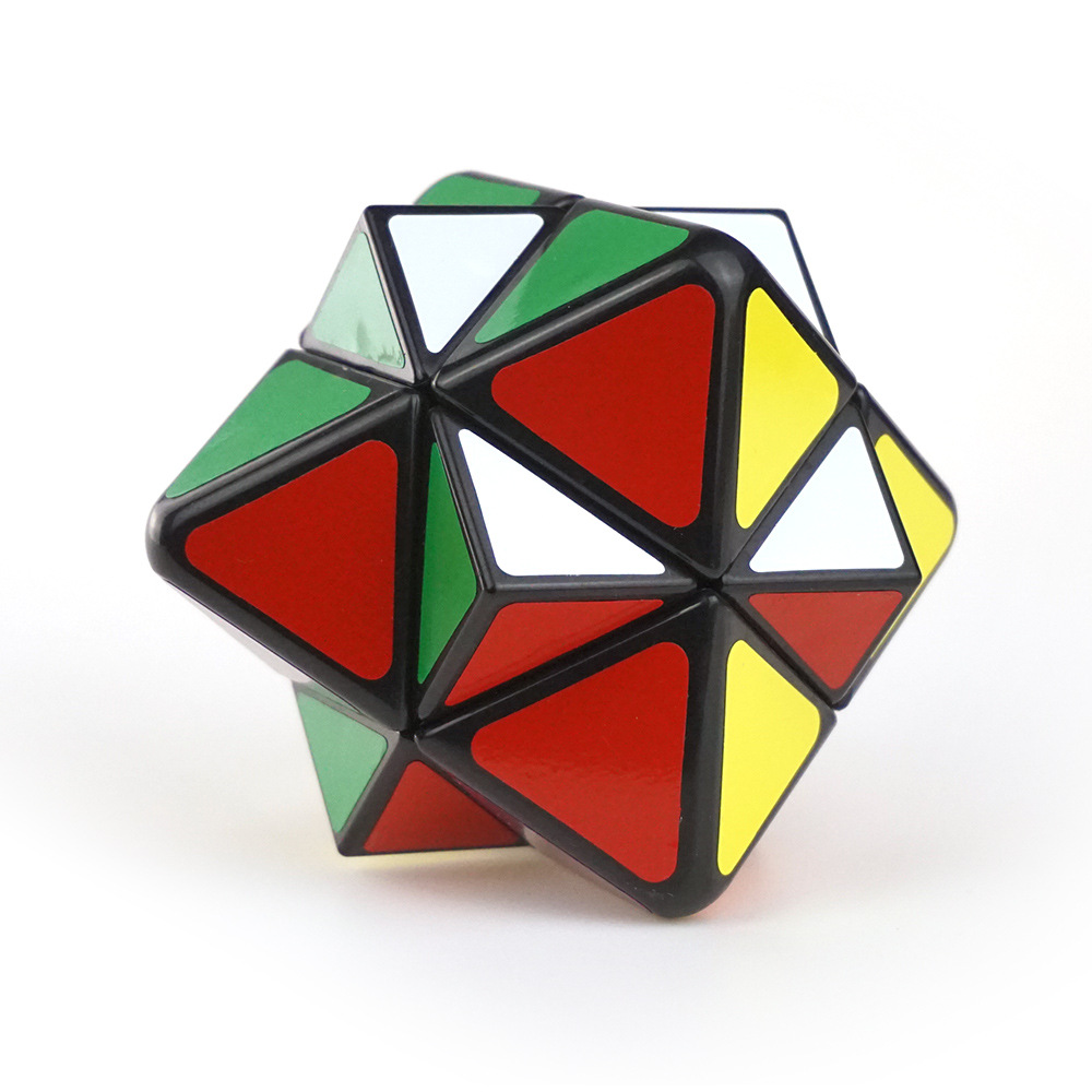 【lanlan四轴八面魔星黑底】异形魔方 lanlan八面体魔星魔方