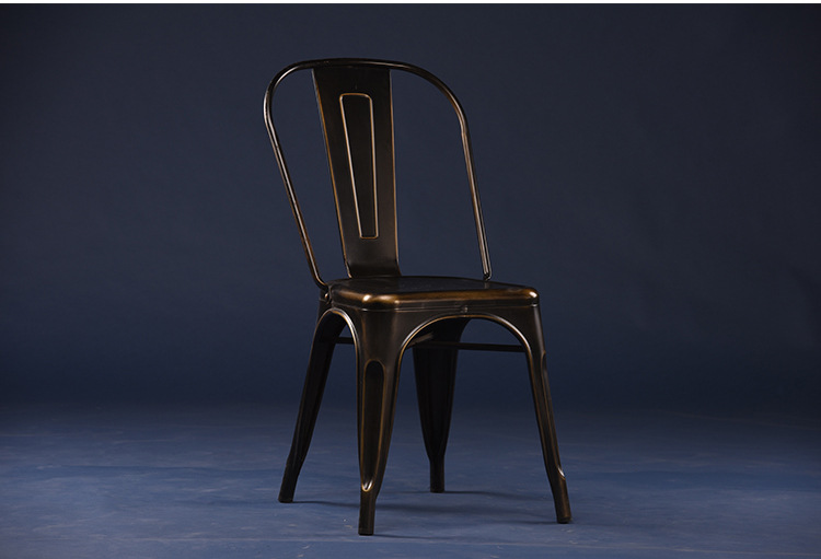 tolix铁艺餐椅金属椅铁皮椅靠背椅咖啡厅餐厅酒店铁椅子厂