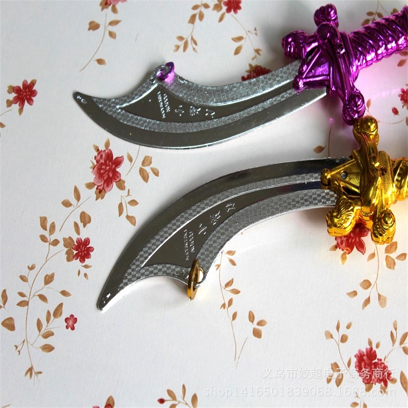 一元店彩色儿童宝刀 屠龙刀 日用百货