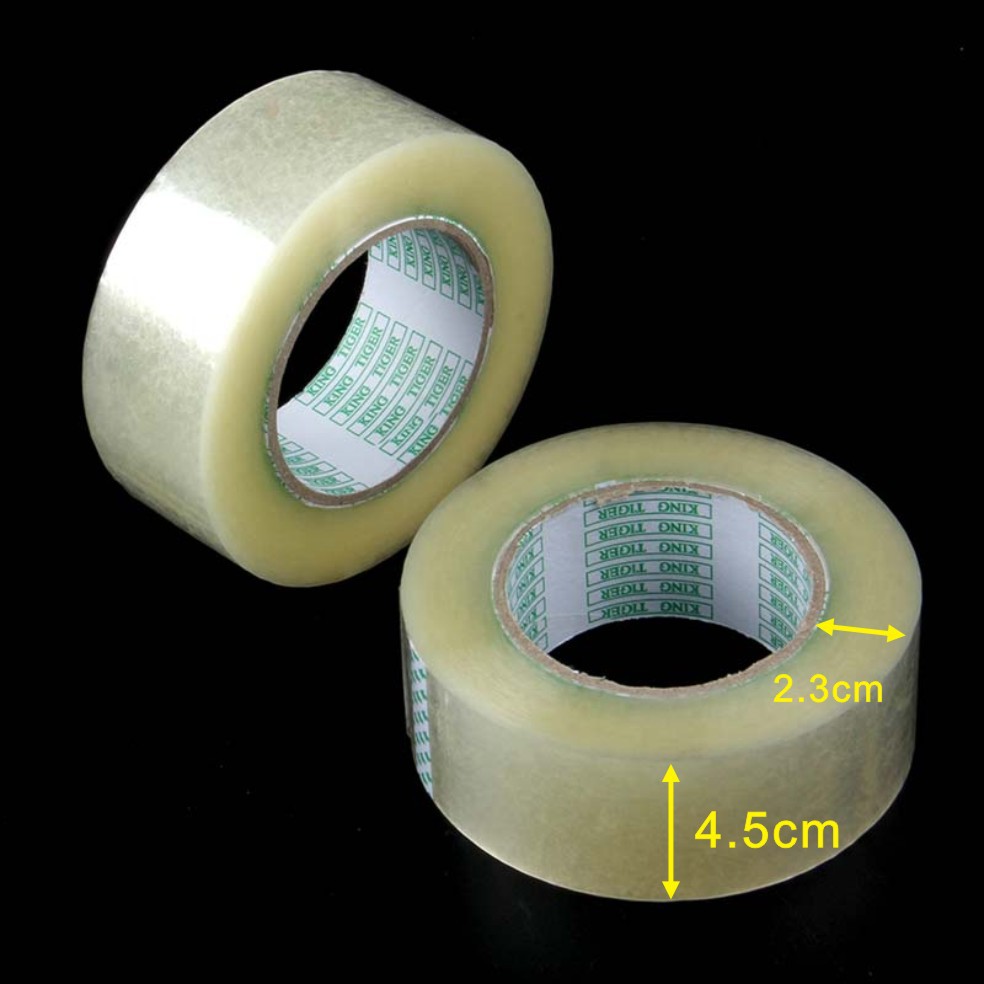 透明胶封箱胶带 封口胶 宽4.5cm 足160米 净厚23mm 36卷/箱包邮