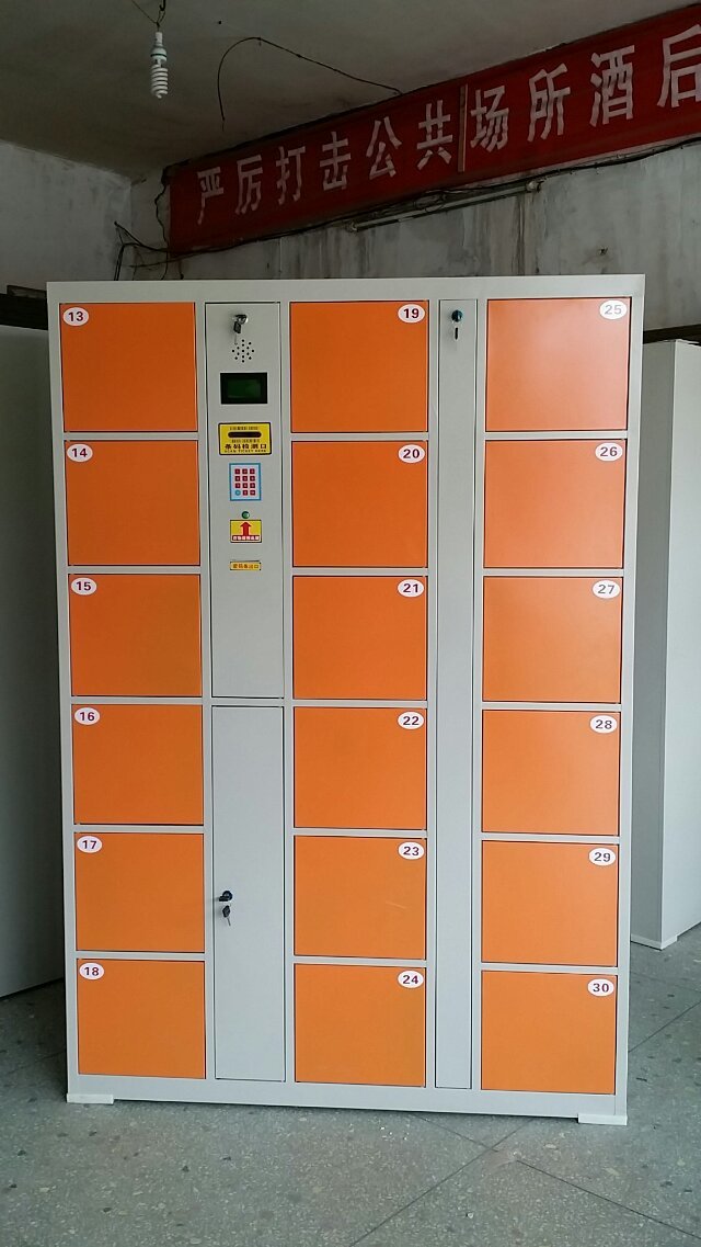 乐雅轩电子刷卡储物柜ic刷卡超市存包柜铁皮存包柜商场员工存包柜