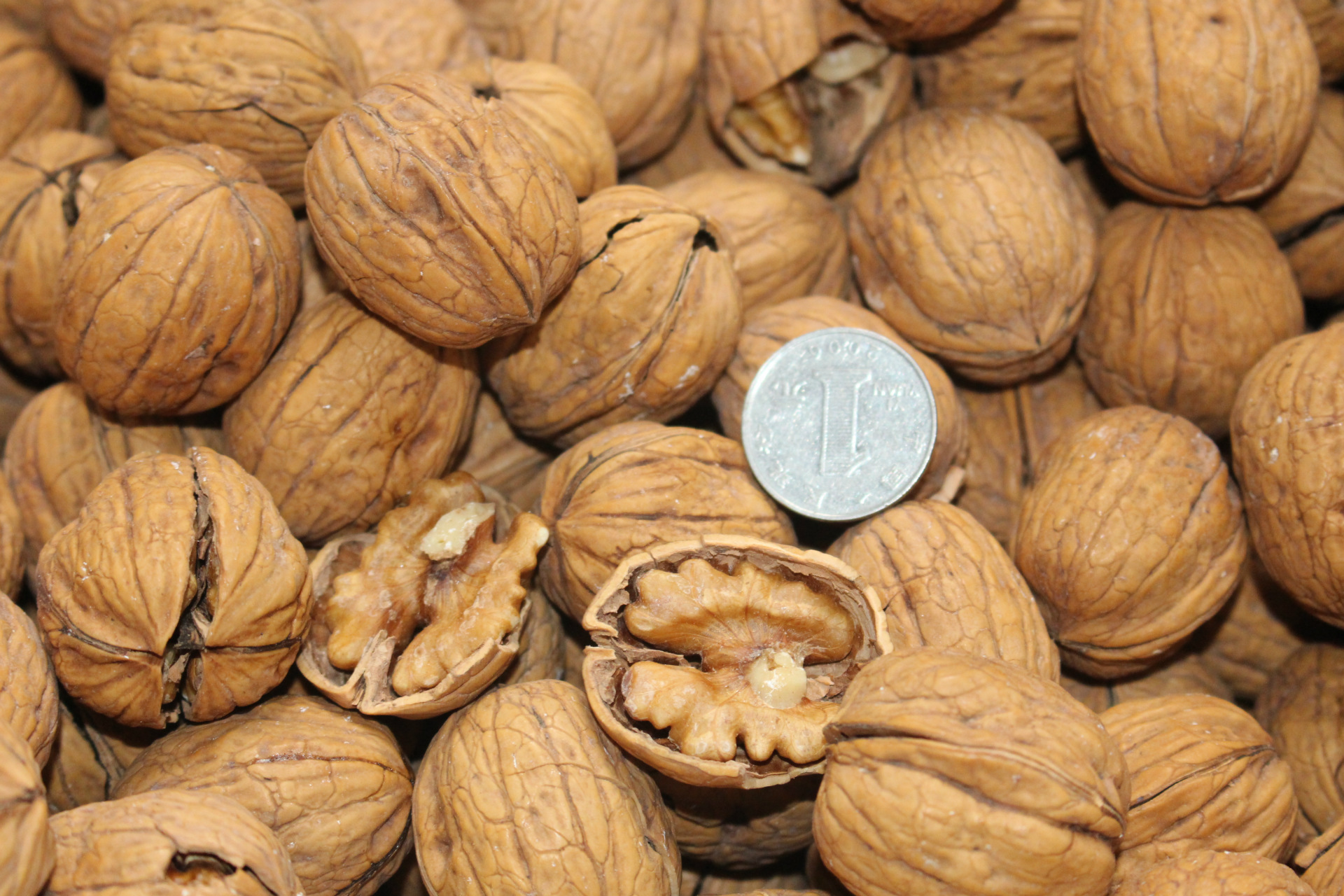 【山仙-纸皮核桃】散装坚果炒货奶油味纸皮核桃10斤/箱 冬瓜果