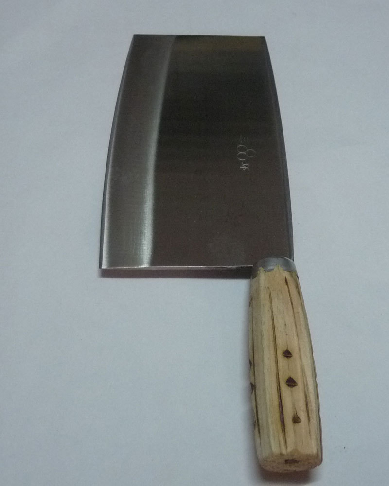 三环牌手工打黑碳钢菜刀  厨房用刀  切片刀  家用菜刀 厂家直销