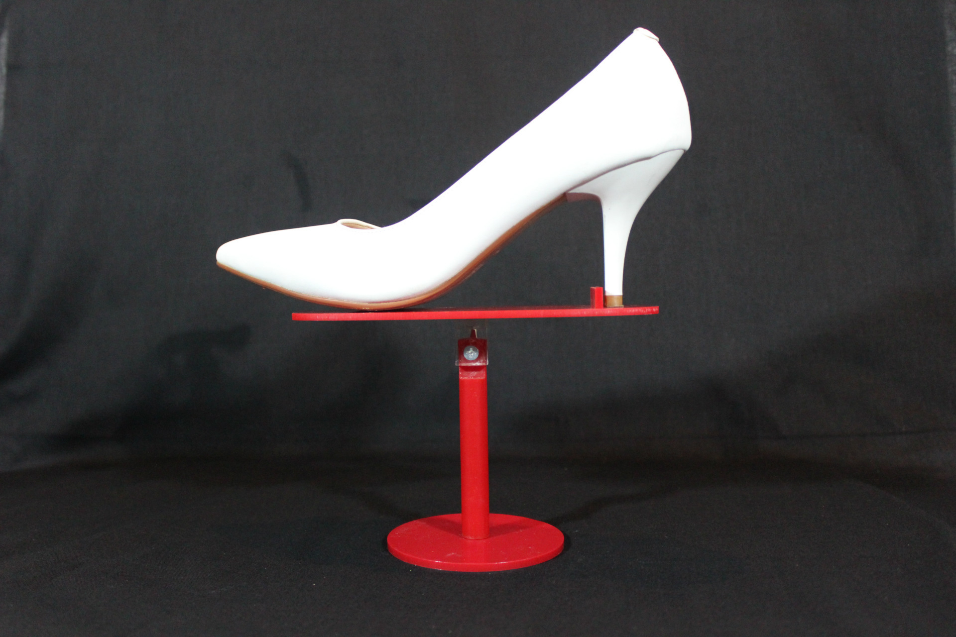 厂家直销亚克力有机玻璃调节架鞋托鞋展示架高跟鞋架鞋支架