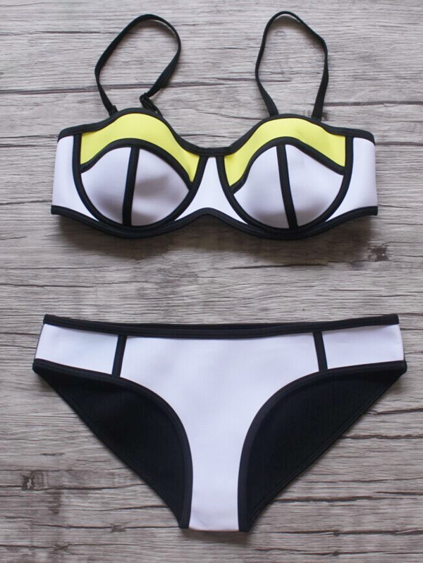 2016 真正氯丁橡胶泳衣 neoprene bikini 优良品质