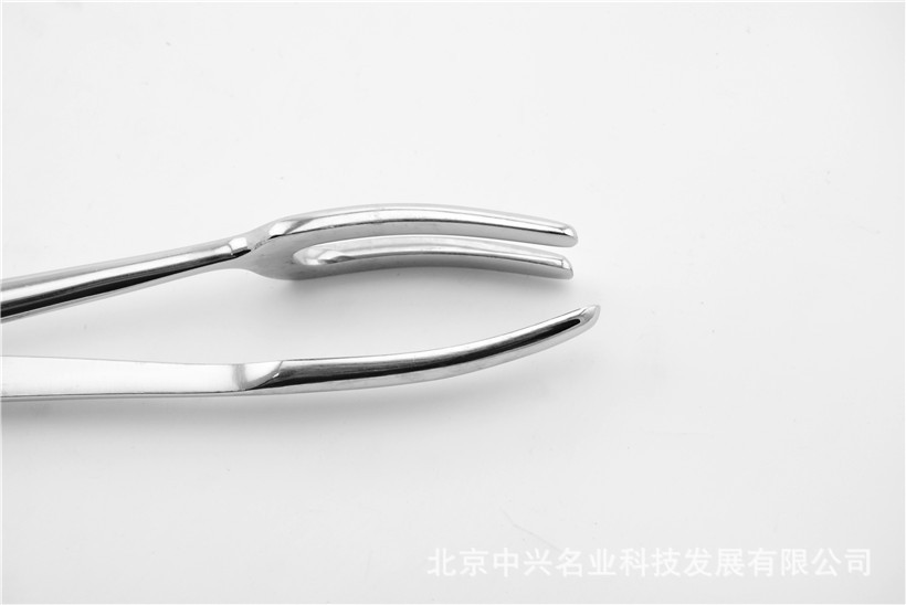 上海金钟手术器械加持消毒钳32cm直三齿 医用不锈钢基础外科器械