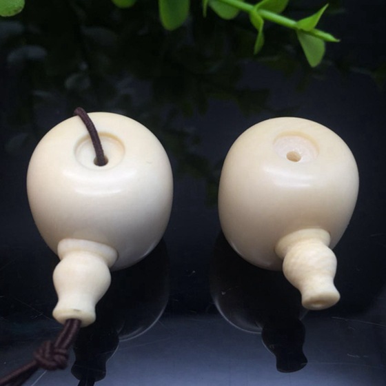 天然猛犸象牙三通佛头菩提中式diy散珠配