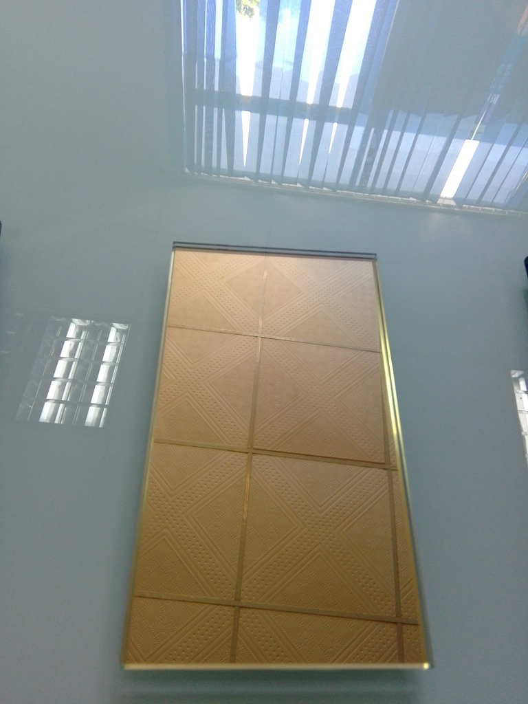 佳懿发玻璃 工艺磨边斜边拼镜5mm金色镜子 室内装饰墙面灰镜金镜