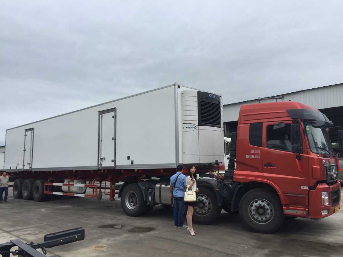 加工定制大型冷藏半挂运输车|40吨冷链车运输质量保证价格优惠