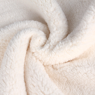 厂家直供 床上用品服饰面料 单双面涤纶舒棉绒棉花绒北极绒布料