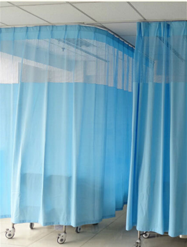直销医用帘纯色窗帘布病床遮光医用隔帘 美容院窗帘隔帘隔断帘