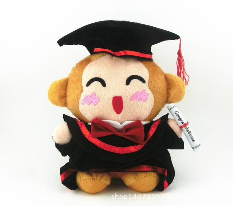 轻松熊博士帽公仔娃娃 史迪仔/小白 一件代发 批发链接