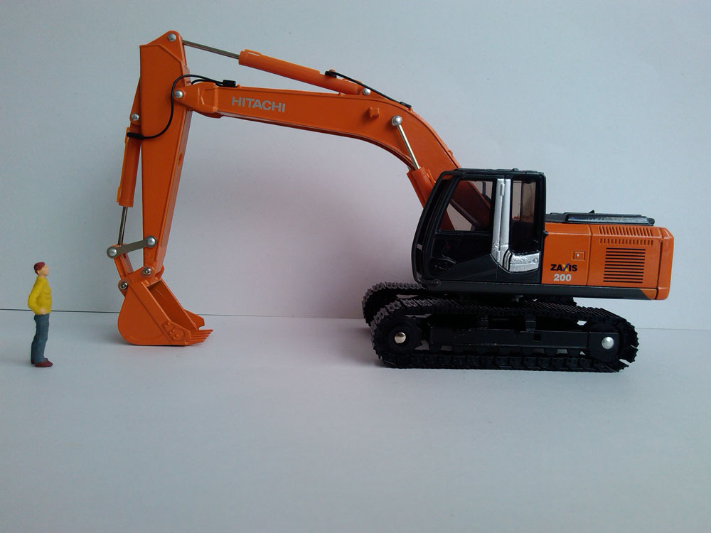 1:40 日立zaxis200挖掘机模型