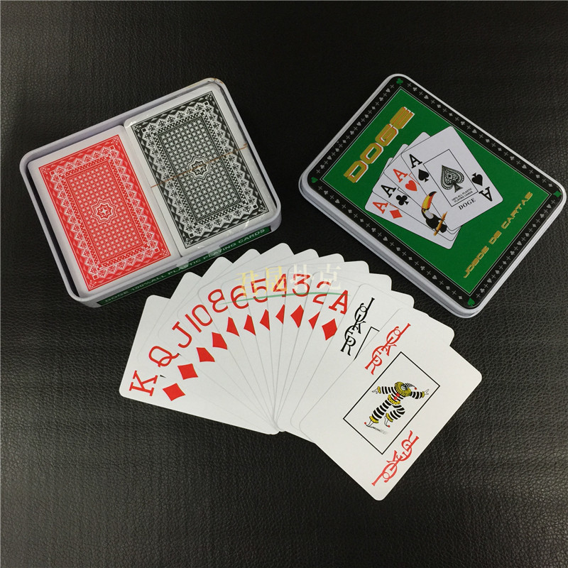 铁盒绿色双副 (1)