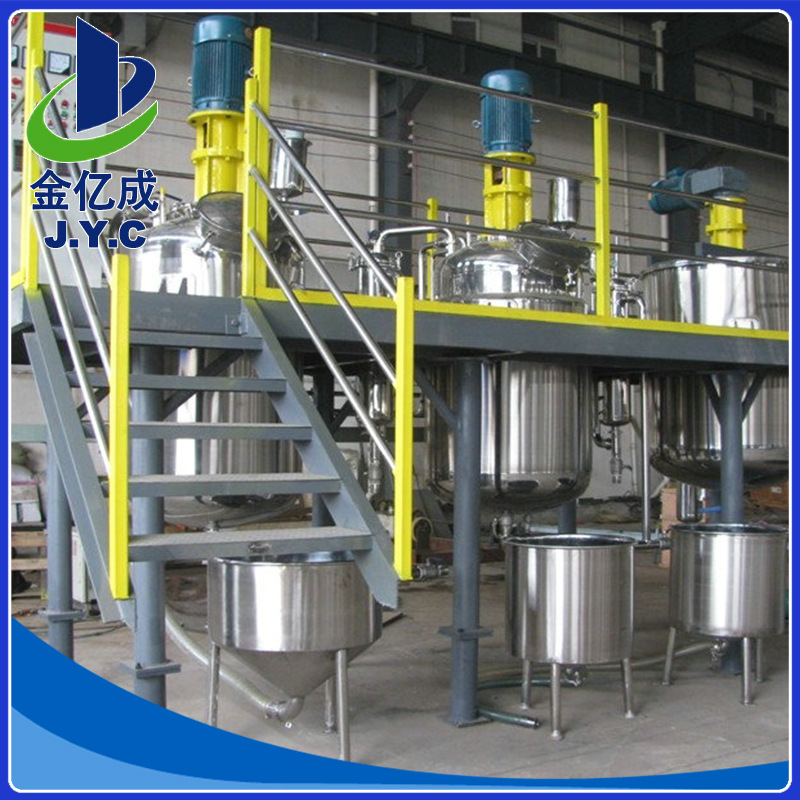 定制各种规格电加热反应釜平台大型立式不锈钢反应釜平台