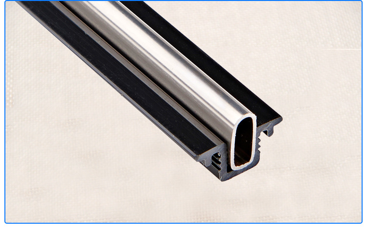 厂家批发 铝推拉门窗轨道 304不锈钢门窗导轨 胶轨 门窗滑轨