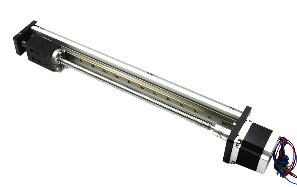 配57步进电机滚珠丝杆300mm行程机械滑台线性滑台