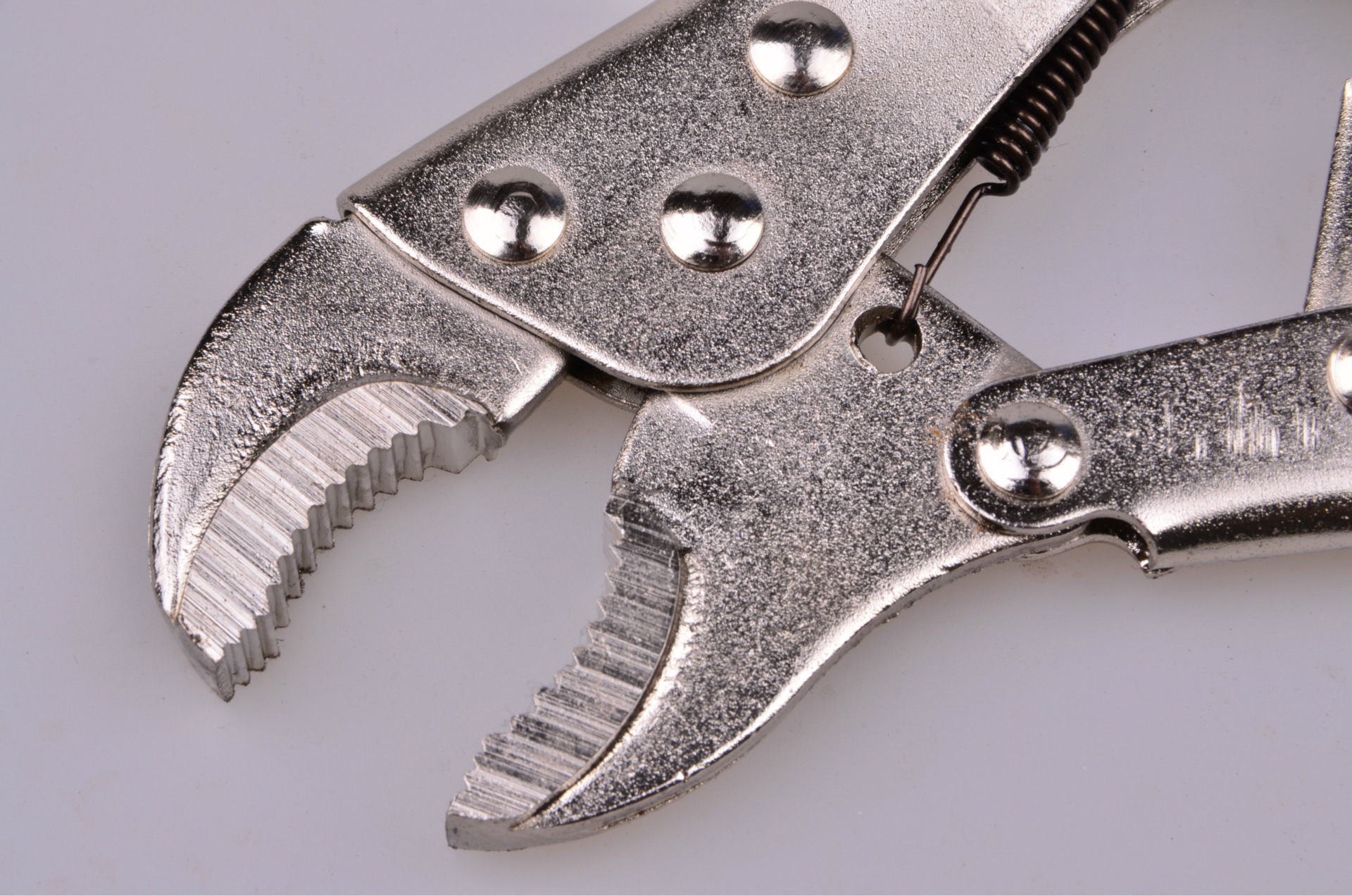 10寸圆嘴口优质大力钳子 光柄大力钳 45#钢重型钳子五金手动工具