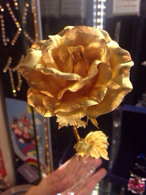 金玫瑰花金箔康乃馨真金玫瑰情人节礼物结婚创意婚庆礼品代发