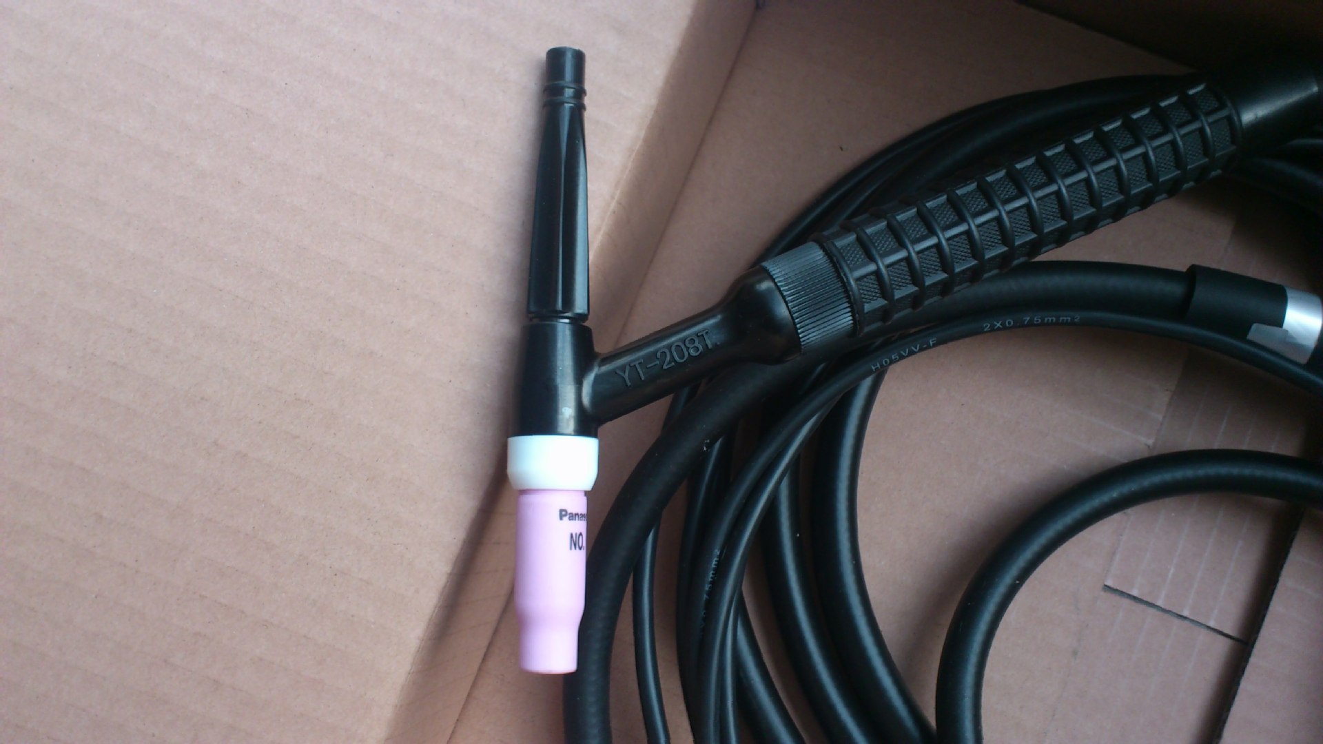 松下直柄氩弧焊枪yt-208tp(配自动焊使用)氩弧焊距|焊把