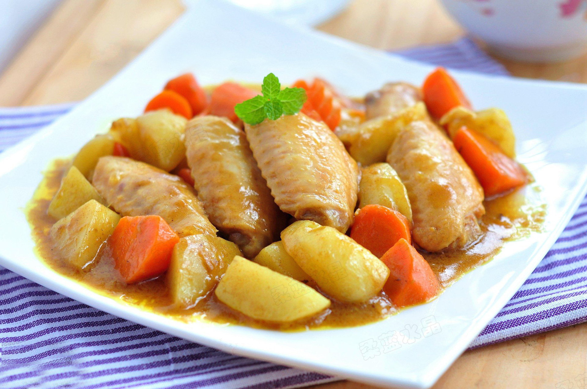 下饭菜,福库电饭煲鲜香咖喱鸡翅