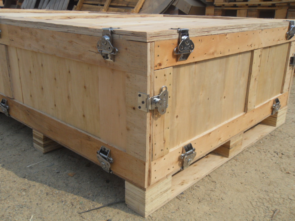 出口木箱 免检木箱 蝴蝶扣木箱