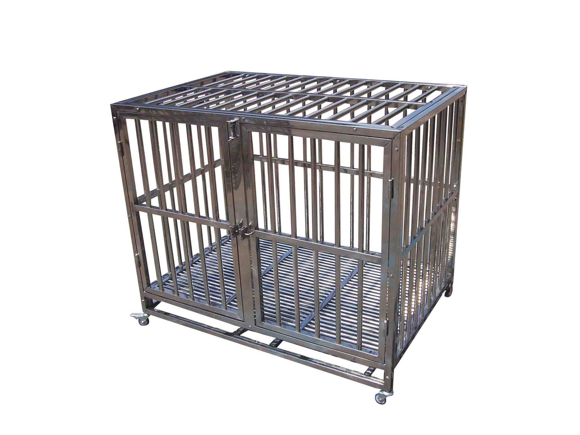 不锈钢宠物笼 家用型宠物笼 不锈钢狗笼 犬笼网片