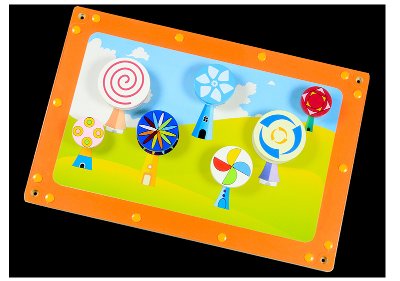 培乐迪 早教亲子园墙面玩具墙壁游戏操作毛毛虫益智智力一套5个