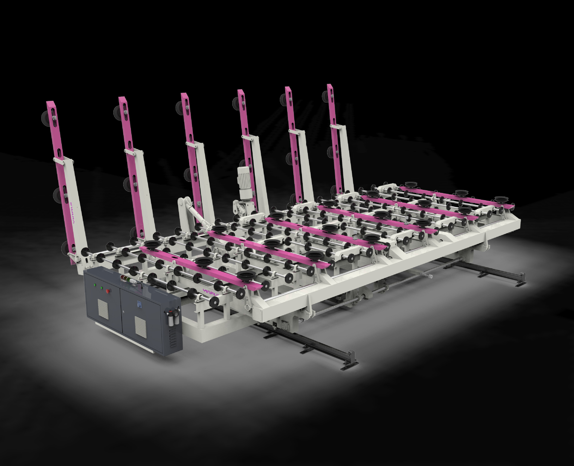 供应银锐-6133全自动玻璃上片 玻璃机械