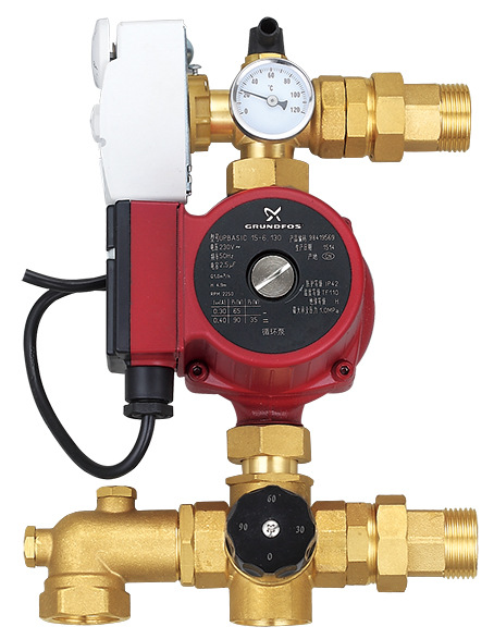 地暖混水温控中心温控混水装置智能温控系统分集水器