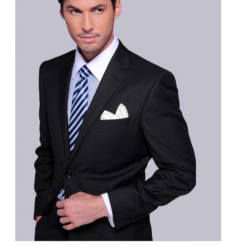 【图】两粒扣正统款商务套装 修身商务套装 新郎_男式西服套装_列表网